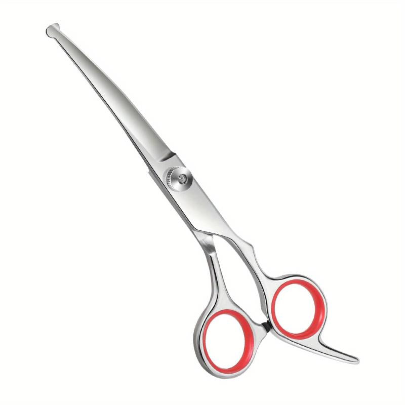 Professional Pet Grooming Scissors with Round Tip for Safe Trimming