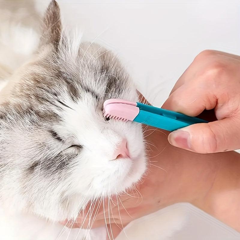 Cat Tear Stain Brush Eye Comb for Pet Dog Cat