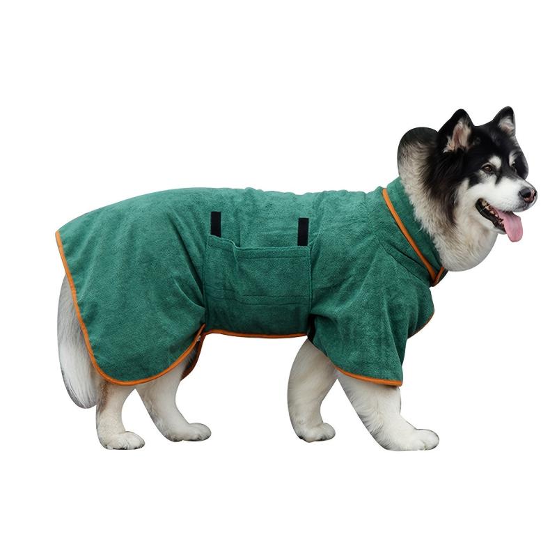 Quick Drying Microfiber Pet Hooded Bath Towel