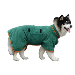 Quick Drying Microfiber Pet Hooded Bath Towel