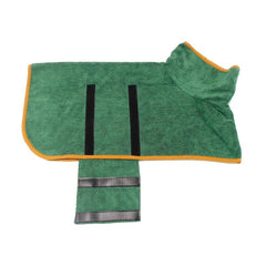 Quick Drying Microfiber Pet Hooded Bath Towel