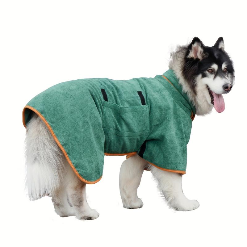 Quick Drying Microfiber Pet Hooded Bath Towel
