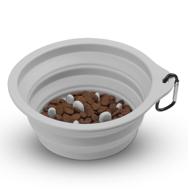 Portable Pet Folding Bowl Anti-choking Slow Feeding