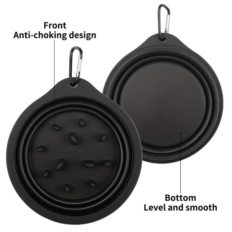Portable Pet Folding Bowl Anti-choking Slow Feeding