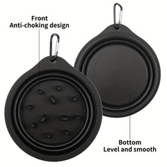 Portable Pet Folding Bowl Anti-choking Slow Feeding