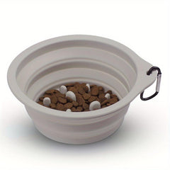 Portable Pet Folding Bowl Anti-choking Slow Feeding