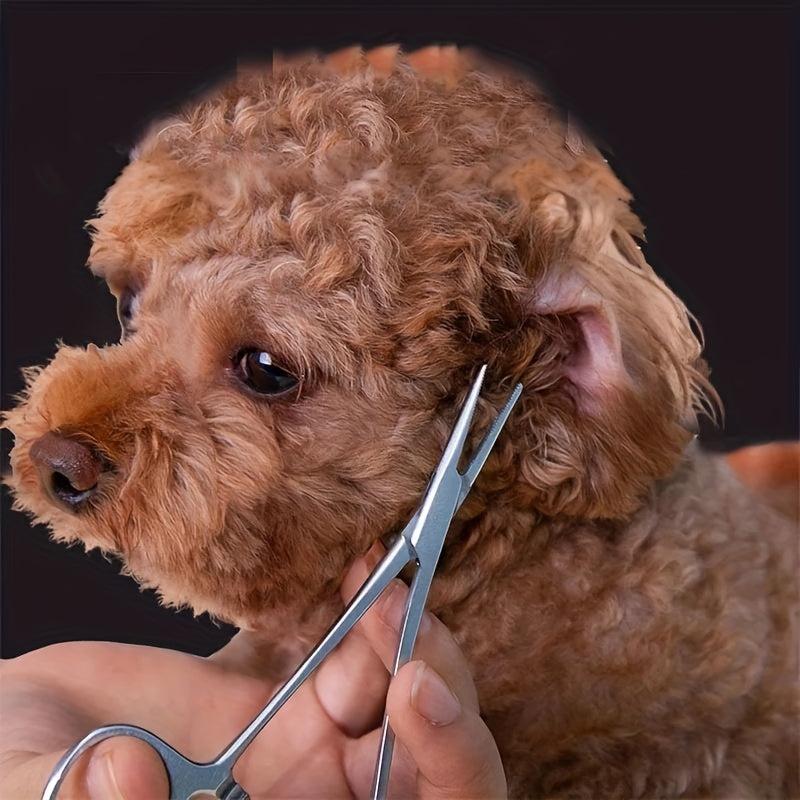 Pet Ear Hair Remover Tool with Hemostat