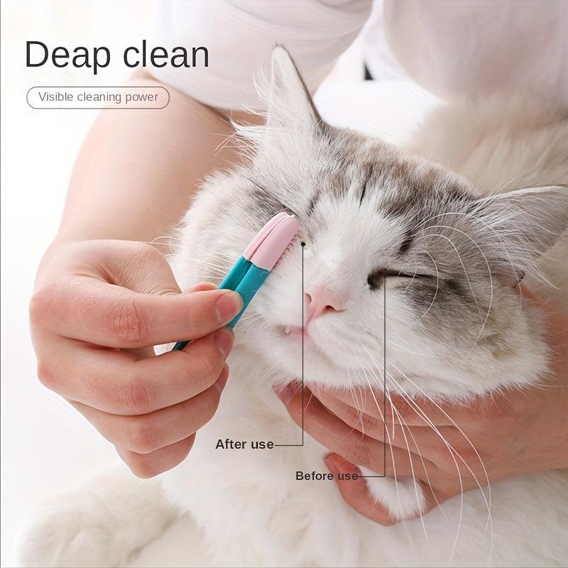 Pet Eye Corner Cleaner Tear Stain Remover Brush Gentle Eye Cleaning