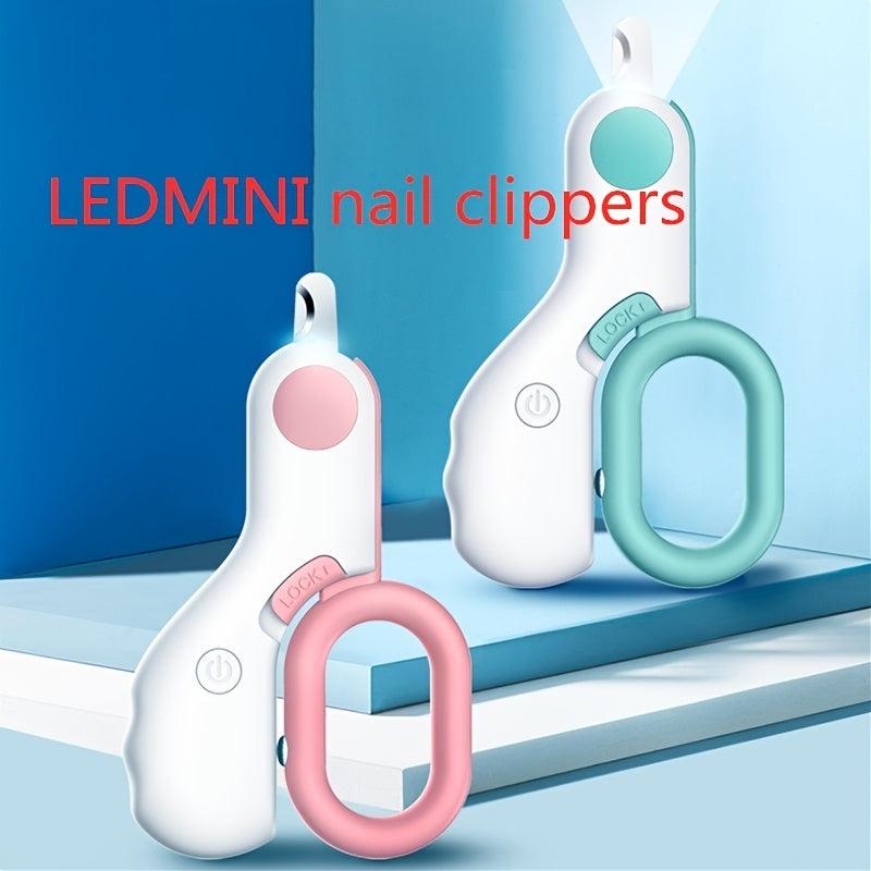 LED Pet Nail Clippers with Hidden Nail File