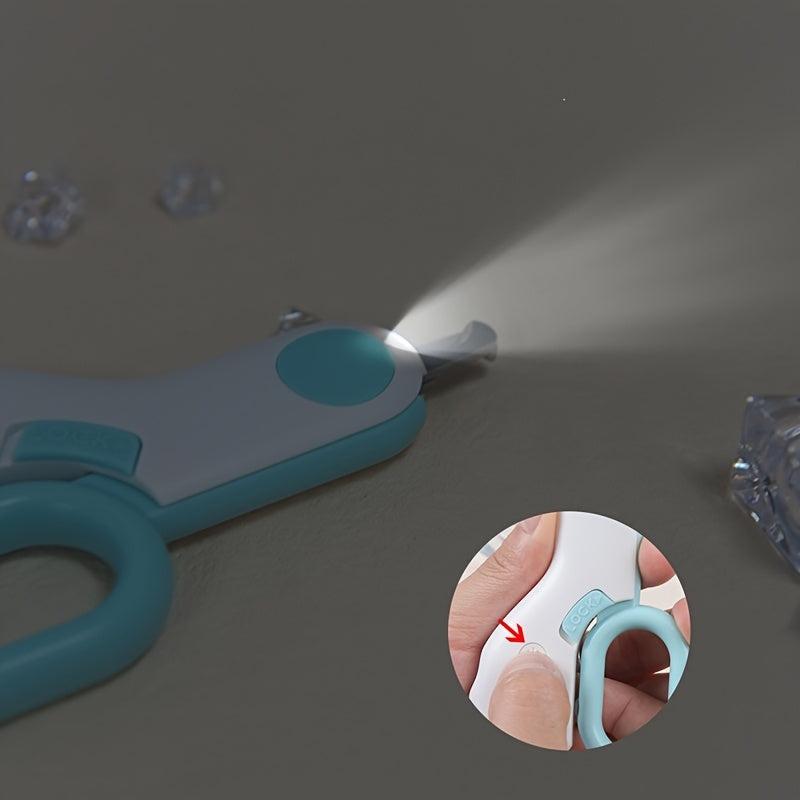 LED Pet Nail Clippers with Hidden Nail File