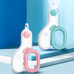 LED Pet Nail Clippers with Hidden Nail File