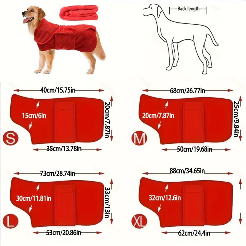 Microfiber Dog Bath Towel Water Absorbent Quick drying Pet Hooded Bath Towel
