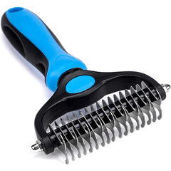 2-in-1 Pet Grooming Tool for Dogs and Cats Shedding Brush Comb