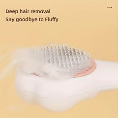 Pet Grooming Tool: Hair Removal Comb & Slicker Brush