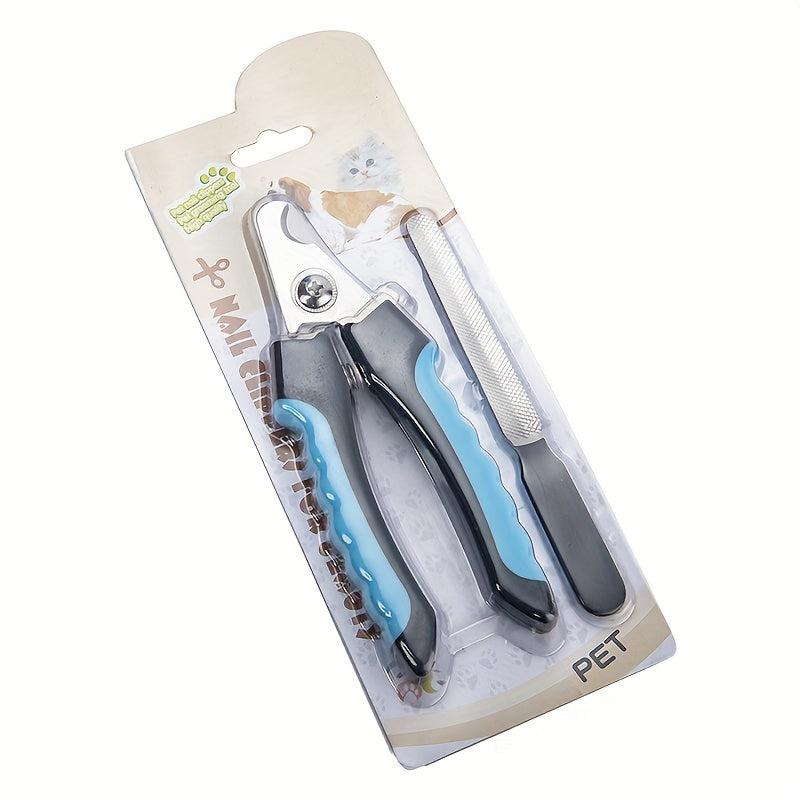 Large Dog Nail Clippers - Claw Nail Cutter for Thick Nails - Nail File Included
