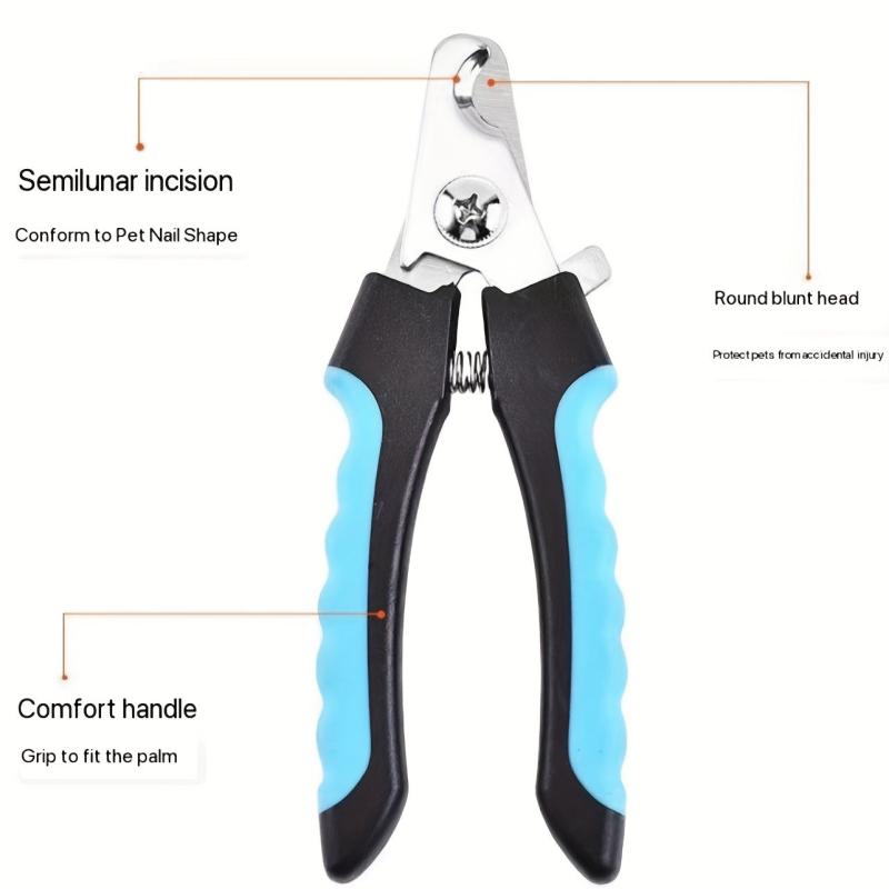 Large Dog Nail Clippers - Claw Nail Cutter for Thick Nails - Nail File Included