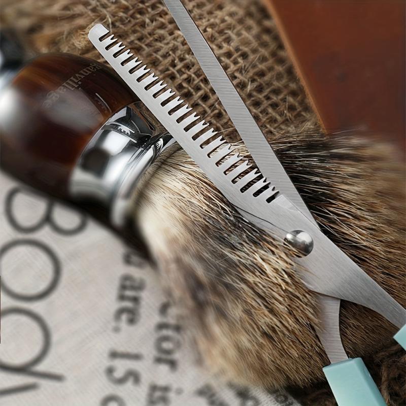Dog Hair Cutting Kit Scissors Set with Thinning Shears & Comb