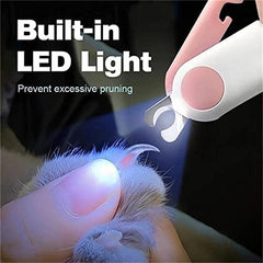 LED Light Pet Nail Clipper for Cat and Dog Grooming