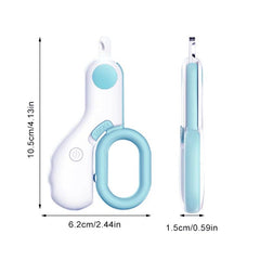 LED Light Pet Nail Clipper for Cat and Dog Grooming