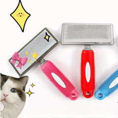 Self Cleaning Dog Brush Cat Brush Long Short Haired Pets Grooming Indoor Cats