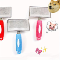 Self Cleaning Dog Brush Cat Brush Long Short Haired Pets Grooming Indoor Cats