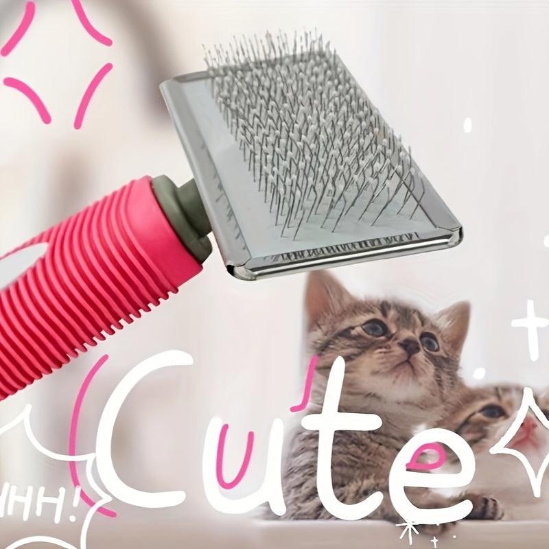 Self Cleaning Dog Brush Cat Brush Long Short Haired Pets Grooming Indoor Cats