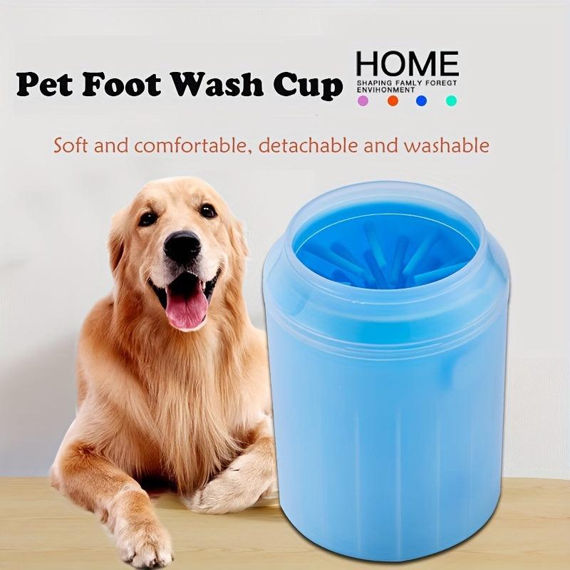 Portable Pet Foot Cleaning Cup for Dogs and Cats - Clean and Healthy Paws