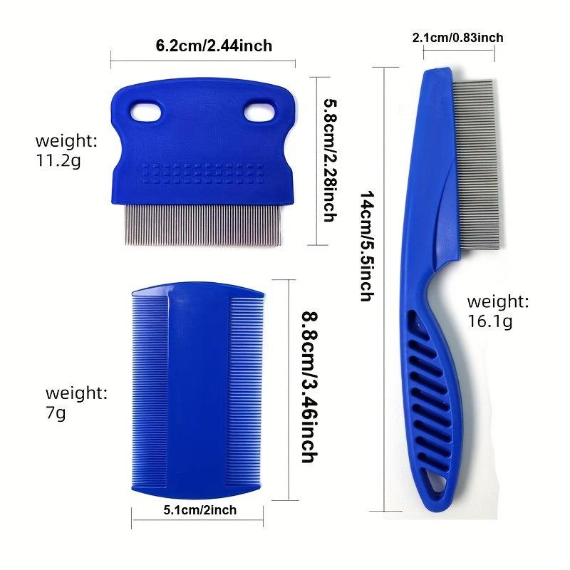 6pcs Pet Grooming Comb Kit for Cats and Dogs