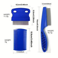 6pcs Pet Grooming Comb Kit for Cats and Dogs