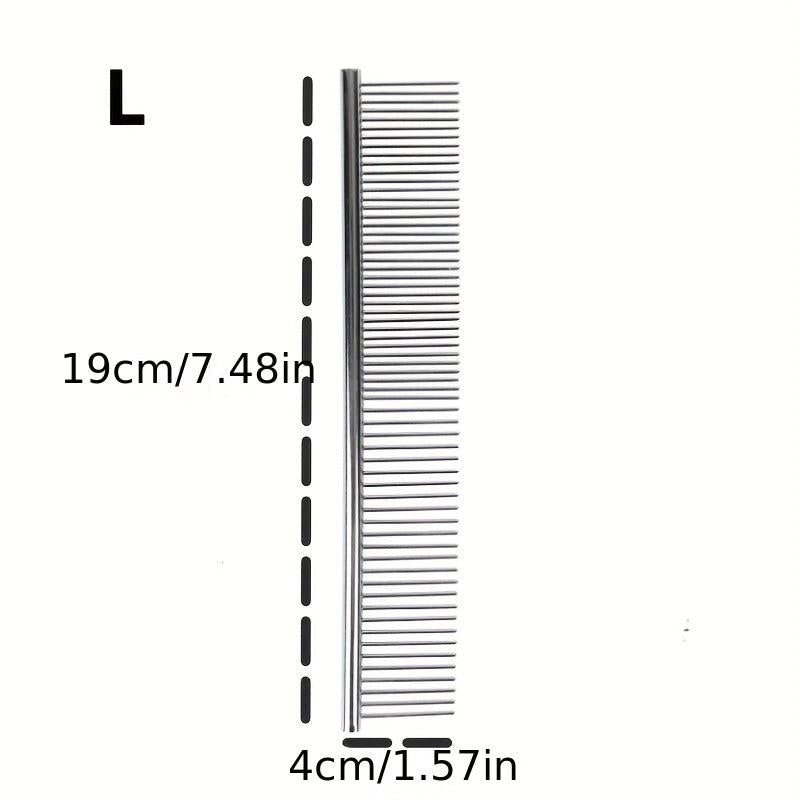 Pet Stainless Hair Removal Straight Comb Undercoat Hair Removal Comb