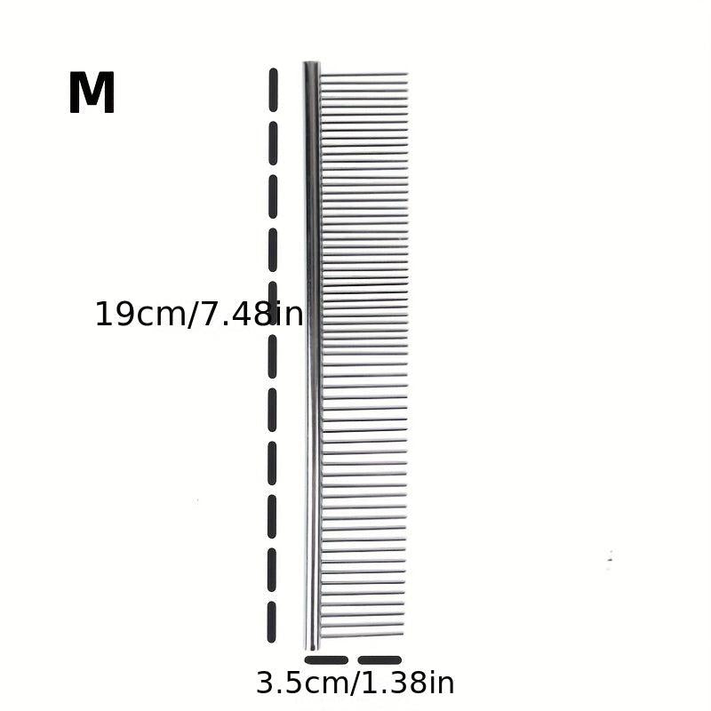 Pet Stainless Hair Removal Straight Comb Undercoat Hair Removal Comb