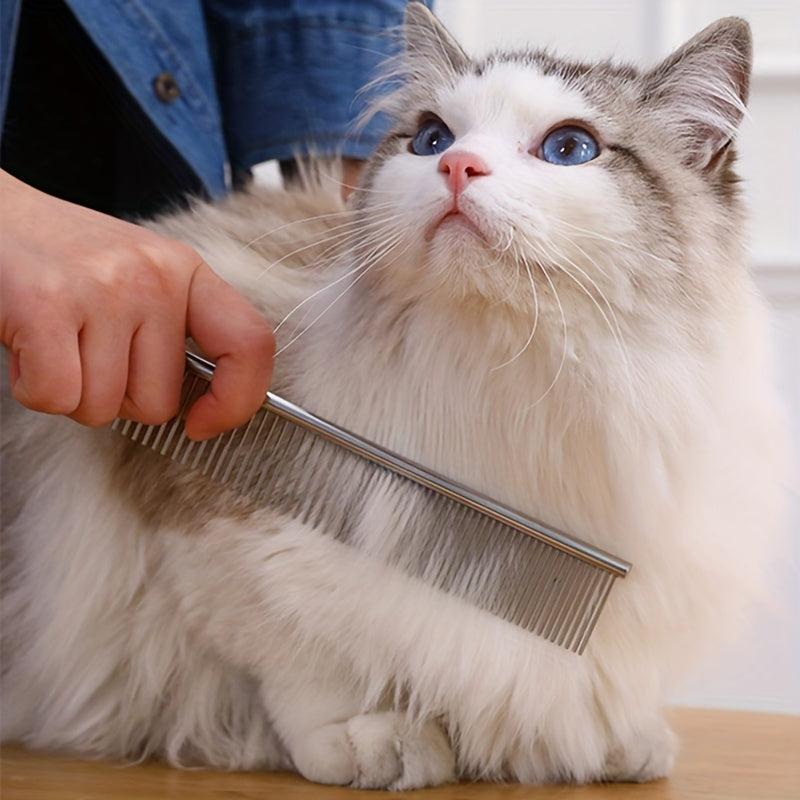 Pet Stainless Hair Removal Straight Comb Undercoat Hair Removal Comb