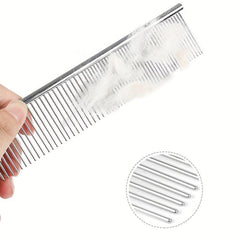 Pet Stainless Hair Removal Straight Comb Undercoat Hair Removal Comb