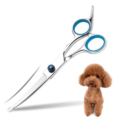 6 Inch Up Curved Pet Grooming Scissors with Round Head