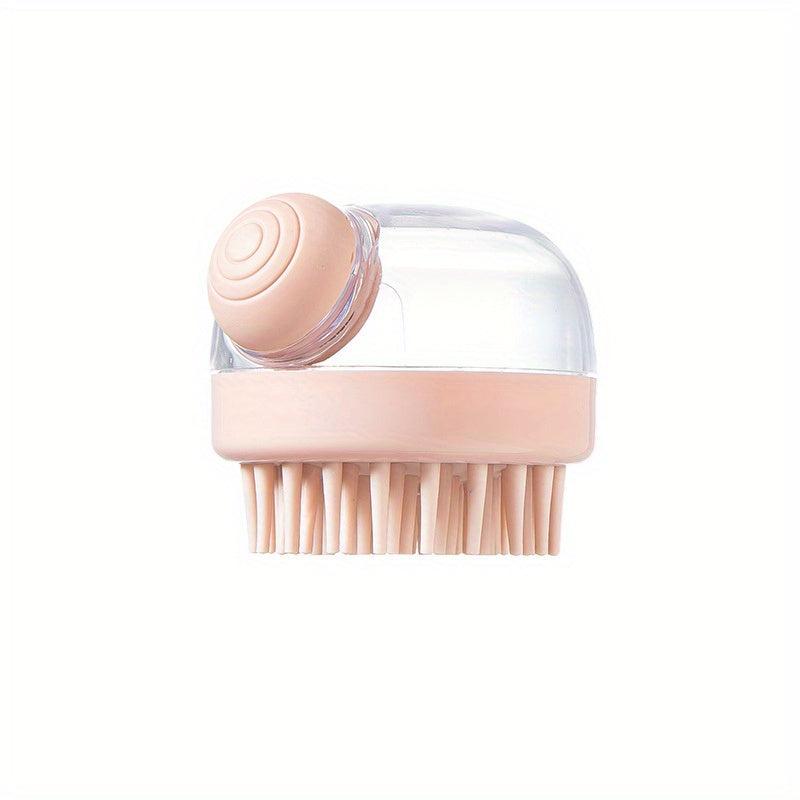 Pet Shampoo Brush Silicone Massage Rubber Bath Comb for Dog & Cat