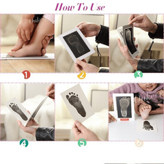 Touchless Ink Pad for Handprints & Footprints