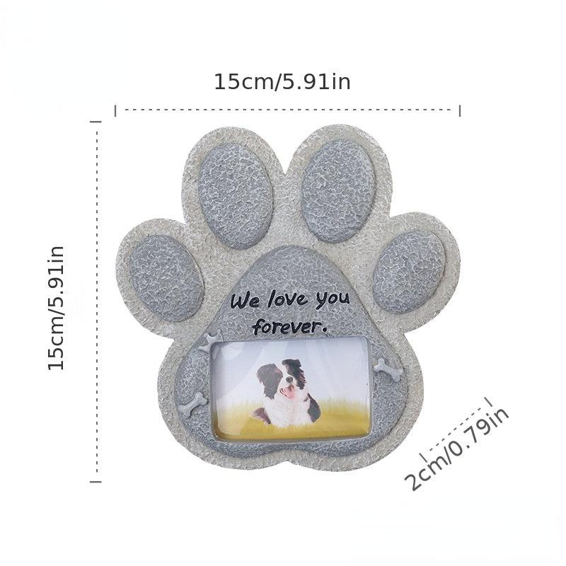 Personalized Pet Memorial Stone & Photo Frame