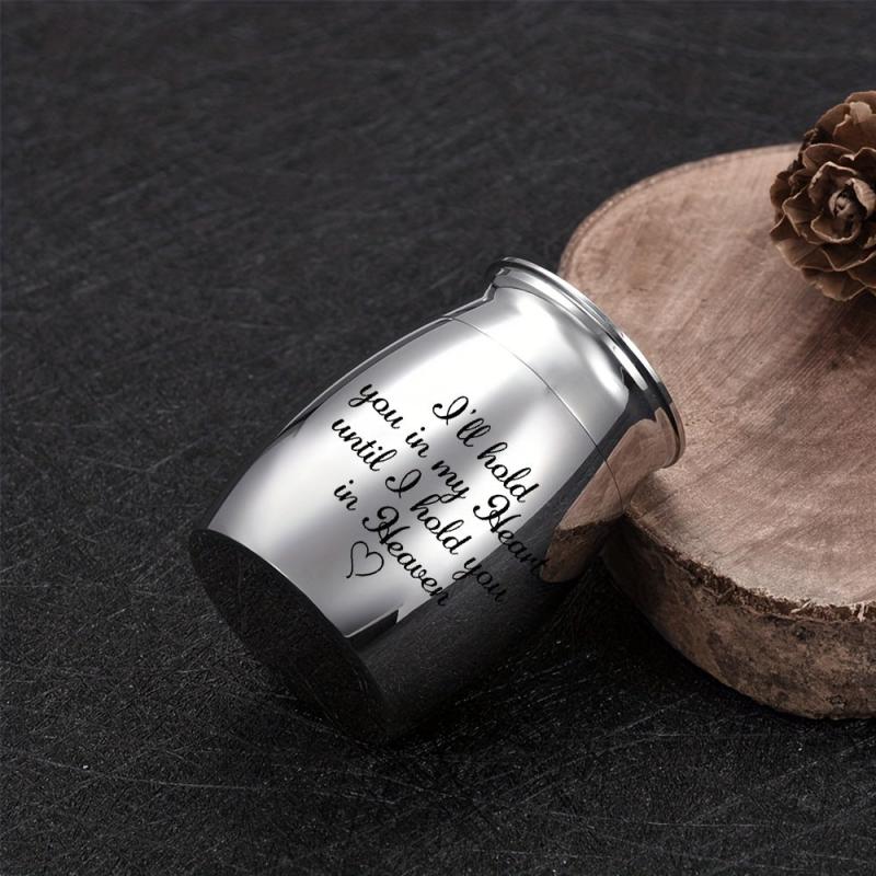 Stainless Steel Pet Urn for Dogs and Cats - Keepsake Funeral Supplies