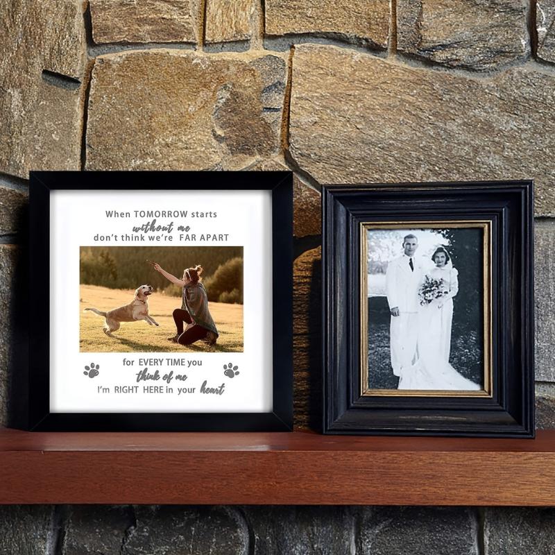 Dog Memorial Picture Frame Pet Loss Gift Sympathy Pet Tribute Keepsake