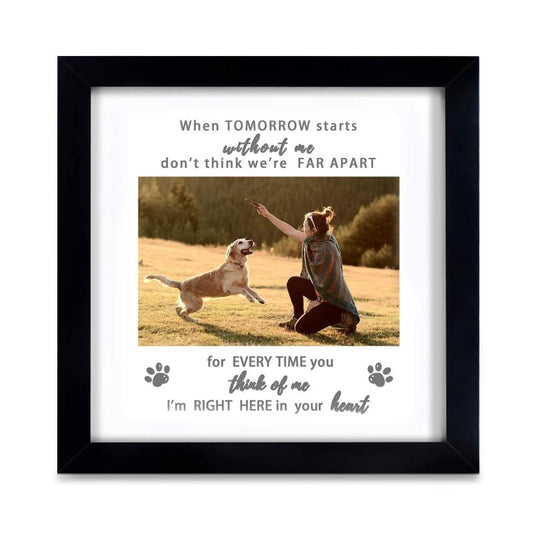 Dog Memorial Picture Frame Pet Loss Gift Sympathy Pet Tribute Keepsake