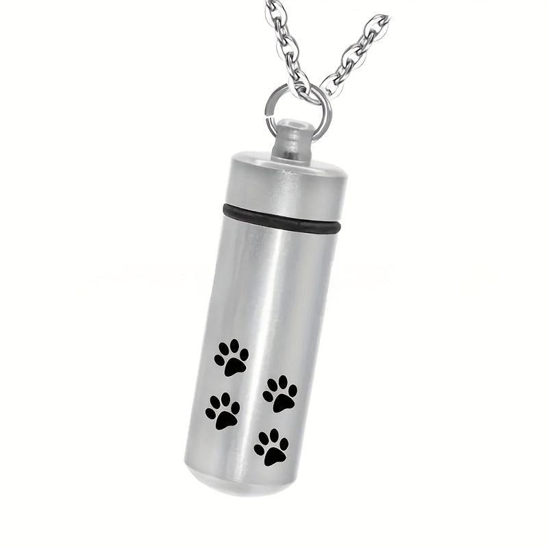 Pet Memorial Cremation Necklace for Dog Ashes