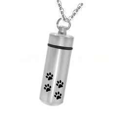 Pet Memorial Cremation Necklace for Dog Ashes
