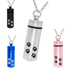 Pet Memorial Cremation Necklace for Dog Ashes