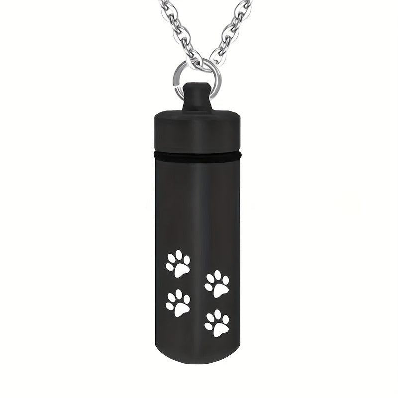 Pet Memorial Cremation Necklace for Dog Ashes
