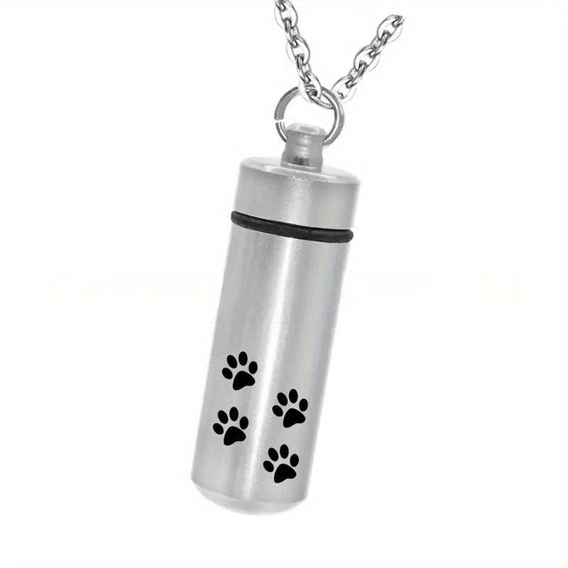 Pet Memorial Cremation Necklace for Dog Ashes