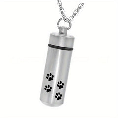 Pet Memorial Cremation Necklace for Dog Ashes