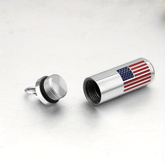 Stainless Steel Cremation Urn Necklace for Pet Ashes