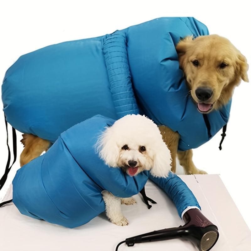 Folding Dog Hair Dryer Blow Bag - Quick Drying for Pets