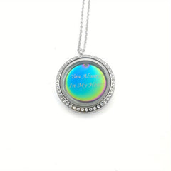 Personalized Screw Cap Pet Memorial Pendant with Name Plate