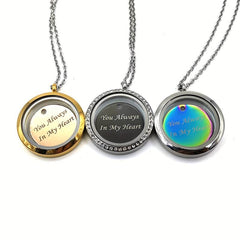 Personalized Screw Cap Pet Memorial Pendant with Name Plate